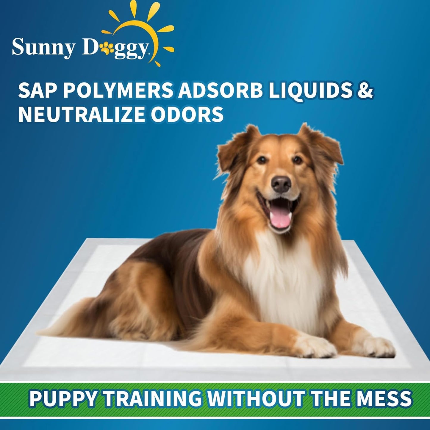 Pee Pads for Dogs, Puppy Pads Pet Training Pads Disposable Upgraded Odor Control, Potty Pads Absorbent and Leak-Proof Dog Housebreaking & Puppy Supplies (30"x36"/12 Count)