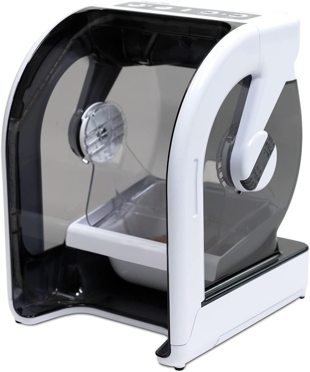 Closer Pets MiBowl Automatic Selective Microchip Smart Pet Feeder (CP500) - BPA and BHT Free Bowl with Enclosed Back for Small to Medium Cats and Small Dogs, White