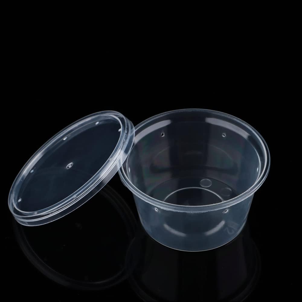 10 Pcs Spider Terrariums Breeding Box Small Round Hatching Container Acrylic Feeding Box for Spider Scorpion Centipede Insect