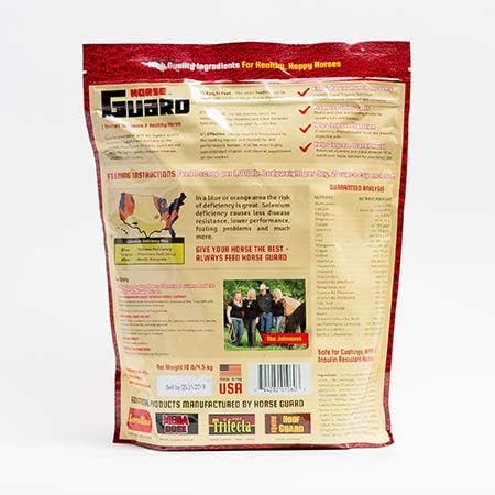 Horse Guard 4.6 lb, Equine Vitamin Mineral Supplement with Organic Selenium & Vitamin E