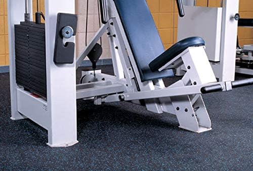 American Floor Mats 1/4in (7mm) Thick 10% Grey 4' x 11' Heavy Duty Rubber Rolls, Protective Exercise Mats, Home Gym Rubber Flooring