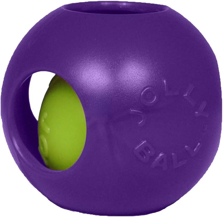 Jolly Pets Dog Teaser Ball 8 Inch, Purple,Large Breeds