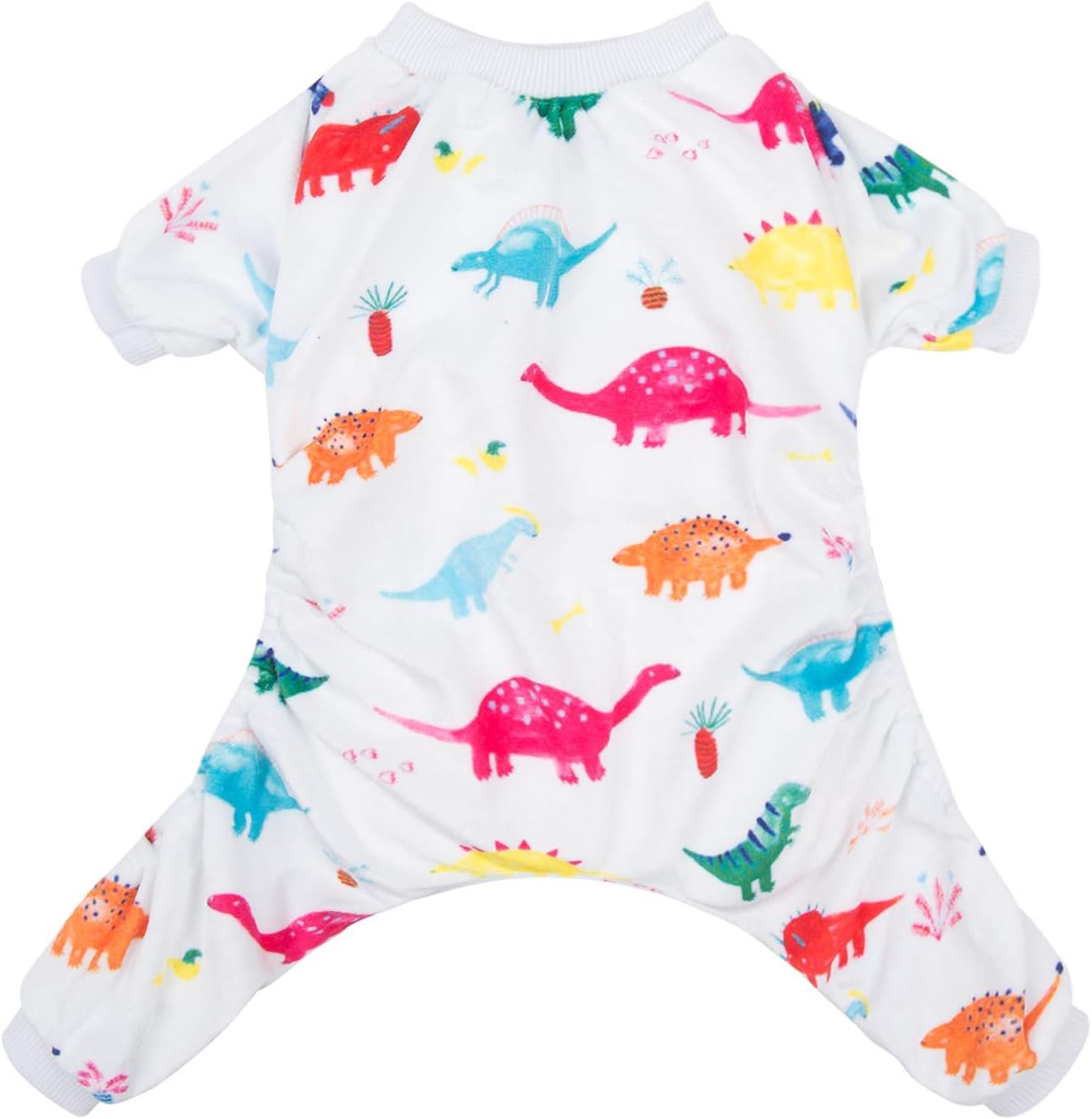 CuteBone Dog Halloween Pajamas Puppy Onesies Small Dogs Soft Pjs Coat Cat Apparel Comfy Pet Christmas Clothes Outfit Doggie Bodysuit P01XXL