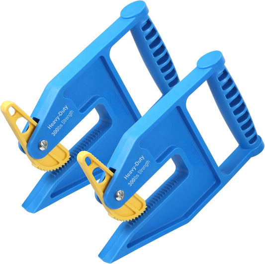 Heavy Duty Stall Mat Grippers - Pair of 2 Mat Movers Tool for Horse Stalls, Gym, Barn, and Trailer, Makes Moving Rubber Mats Easier, Saves Your Back and Hands