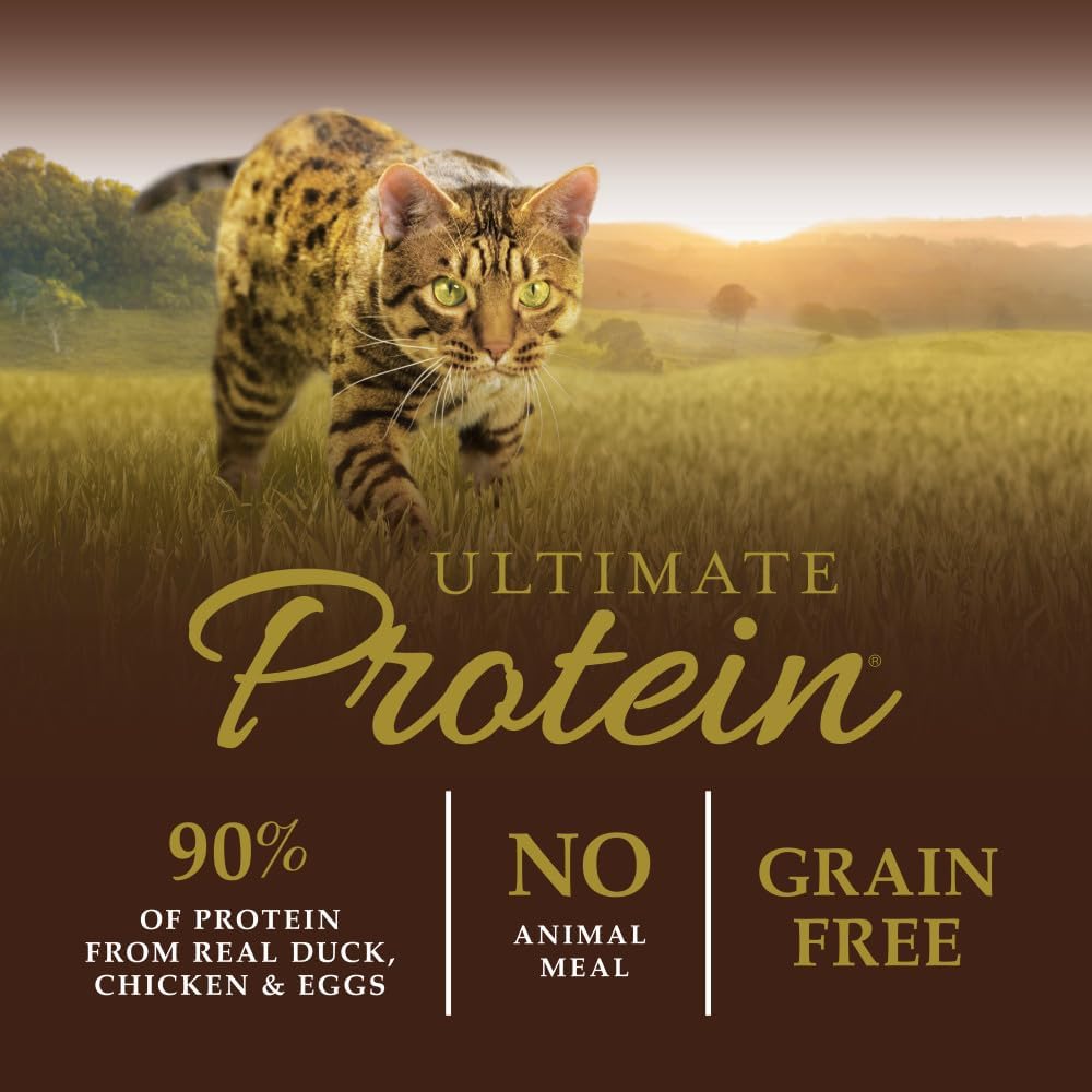 Instinct Ultimate Protein, Natural Dry Cat Food, Grain Free Recipe - Cage Free Duck, 4 lb. Bag