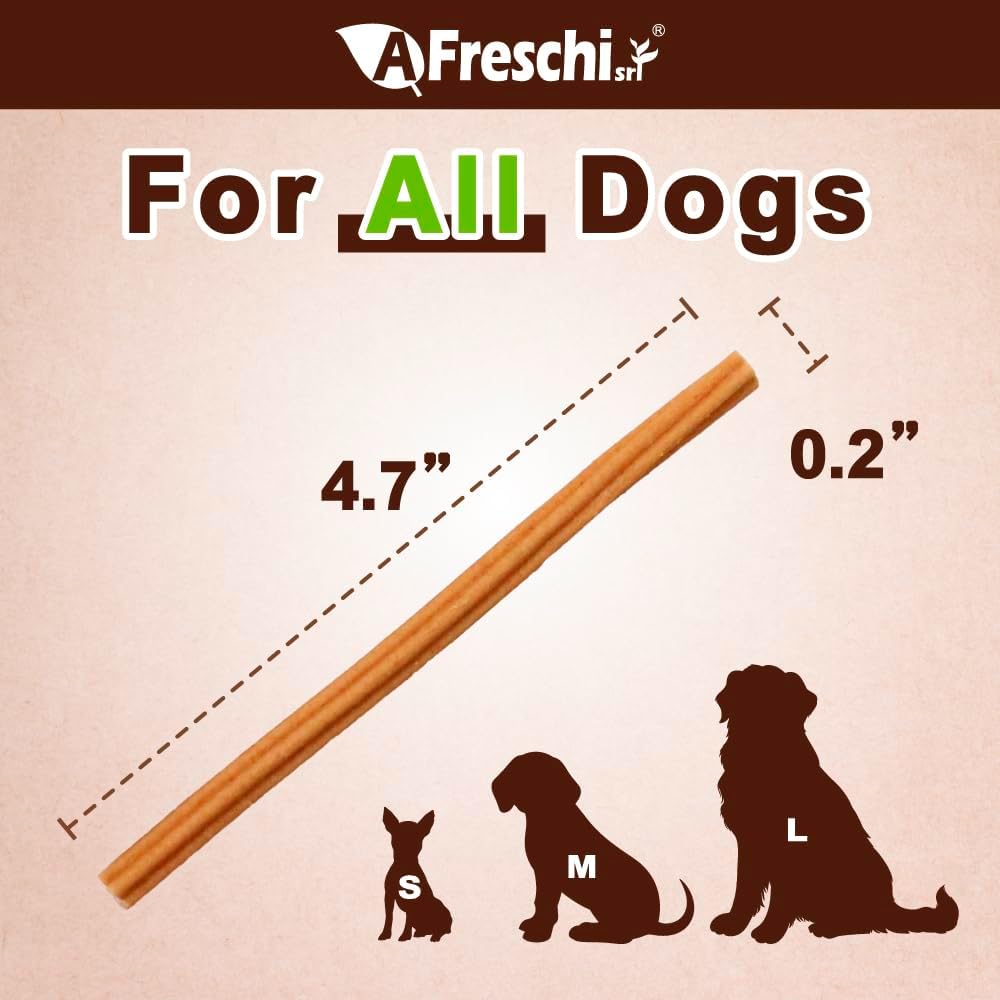 AFreschi Turkey β-Carotene Stick Dog Treats – 16 oz, USA-Sourced Trukey, All-Natural, Hypoallergenic, Low-Fat, Healthy & Easily Digestible, Puppy & Training Snack
