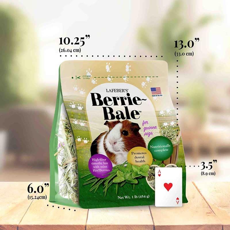 LAFEBER'S Berrie-Bale Mint for Guinea Pigs 1 lb