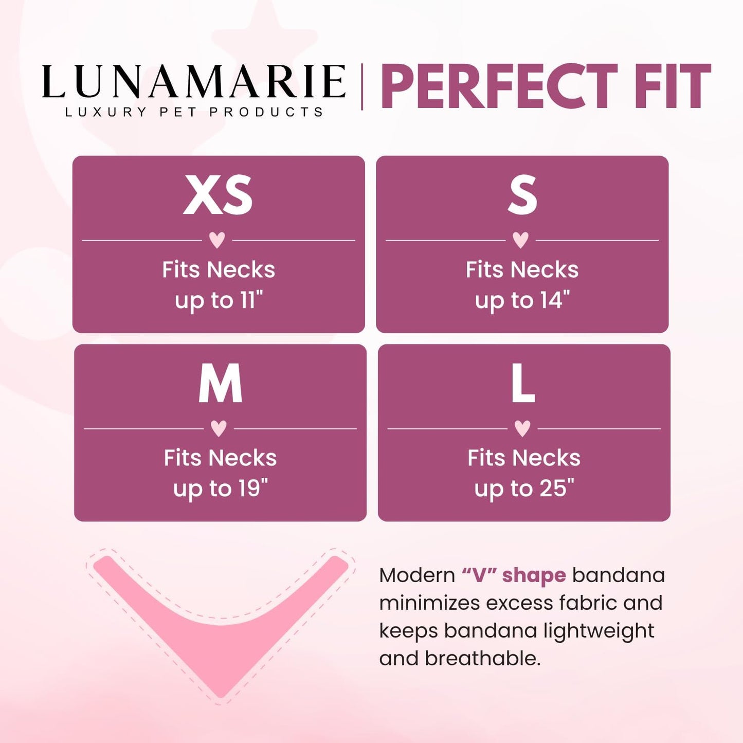 LunaMarie - Luxury Pet Birthday Bandanas -Premium & Silky Poly Fabric | 100% Handmade | Custom Shape Dual Layered (Birthday Girl Purple, Medium)