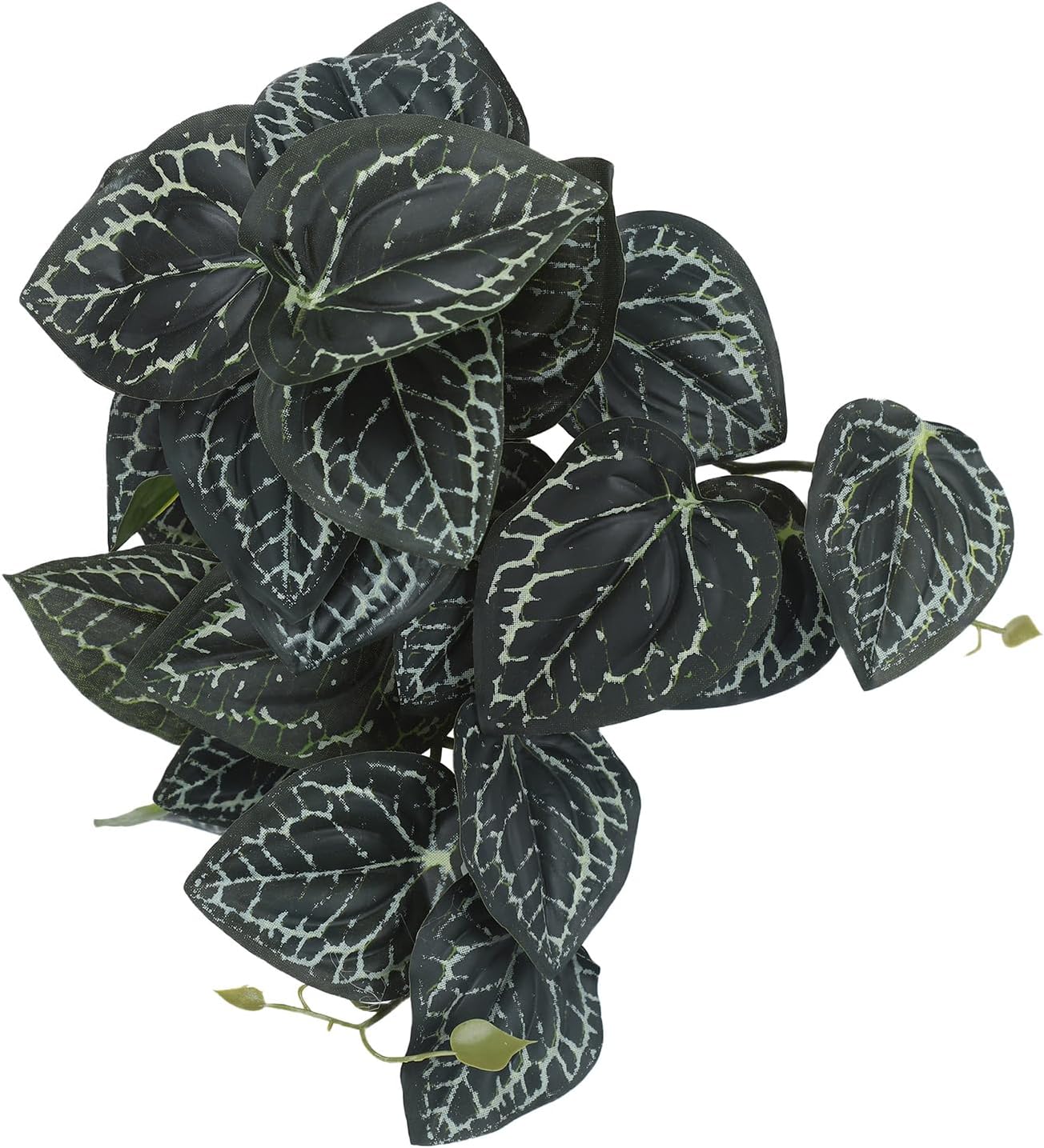 IBWell Fake Reptile Plants for Reptile Terrarium Plants, Reptile Plant Décor, Turtle Tank Plants with Suction Cup