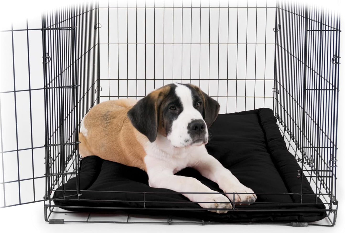 K9 Ballistics Tough Ripstop Dog Crate Pad - Durable & Machine Washable with Non-Skid Bottom and 120-Day Warranty, Fits 24" Wire Crates - X-Small, Obsidian Black