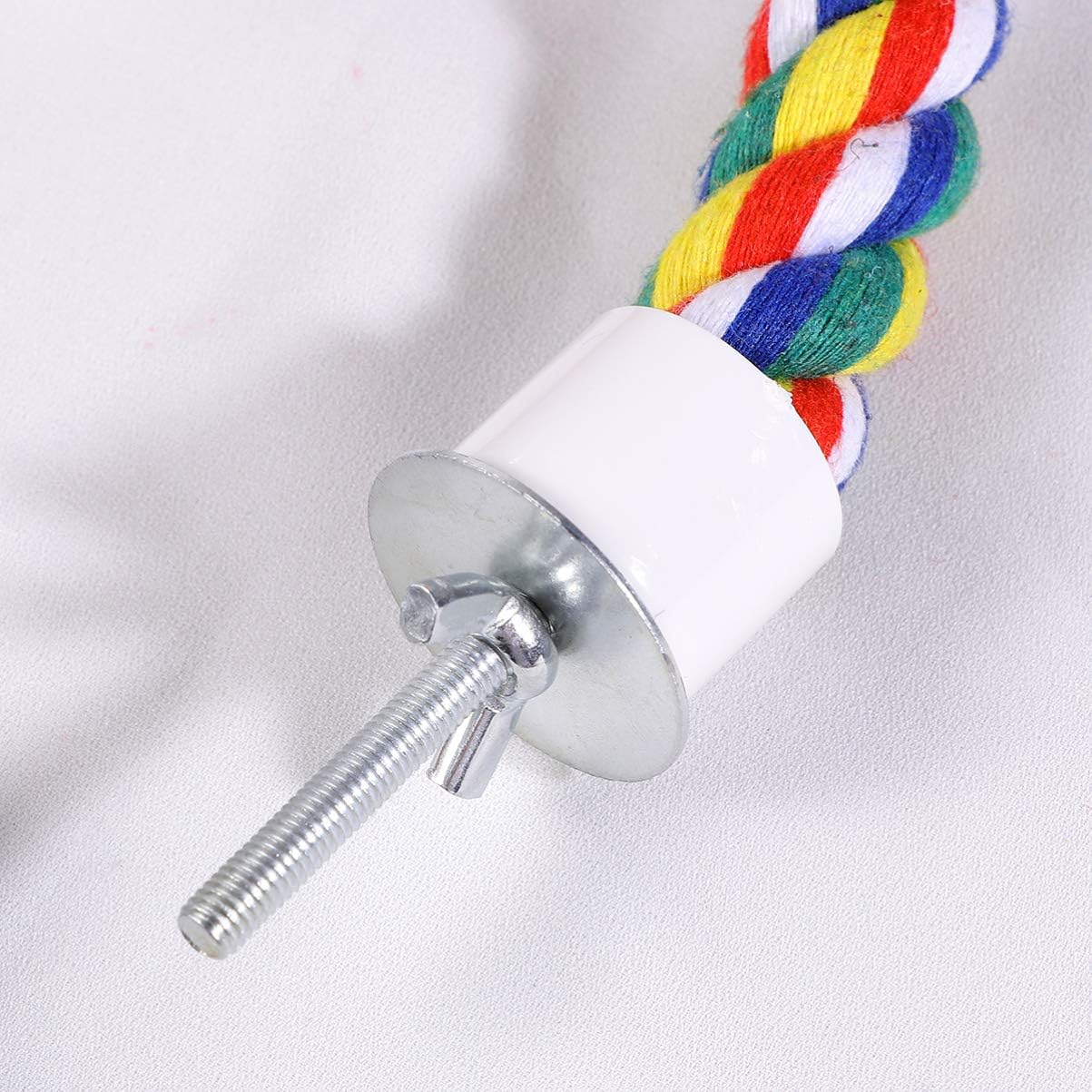 1pc Parrot Cotton Rope Chewing for Birds Climbing Rope Perch for Parrots Budgies and Cockatiels Bird Supplies for Exercise and Fun