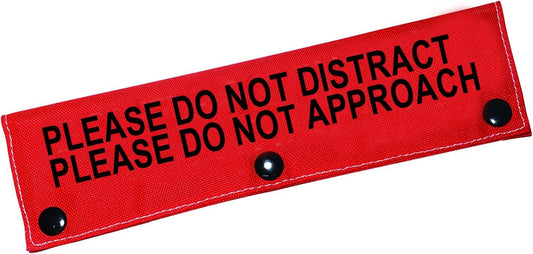 Funny Dog Leash Sleeve Please Do Not Distract Please Do Not Approach Dog Leash Wrap Sleeve (Not Distract Not Approach-Sleeve)