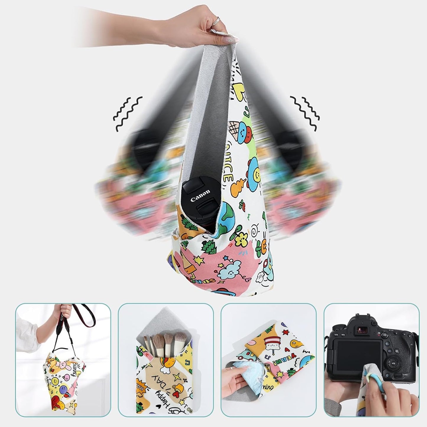 Cat Grooming Wrap, 2pcs [M+L] Cat Restraint Wrap for Nail Clipping, Ear Cleaning, and Teeth Brushing, Self-Adherent, Anti-Bite, Anti-Scratch, Anti Scratch, Pink+Yellow