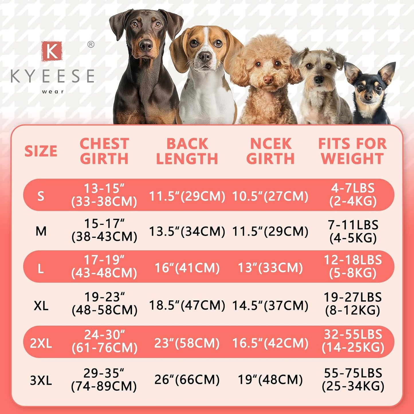 KYEESE 2Pack Dog Sweater Stretchy Large Pets Sweater Pullover Pet Sweatshirt Soft Dog Sweaters for Medium Dogs Boy Warm Pets Coats Turtleneck Dogs Clothes
