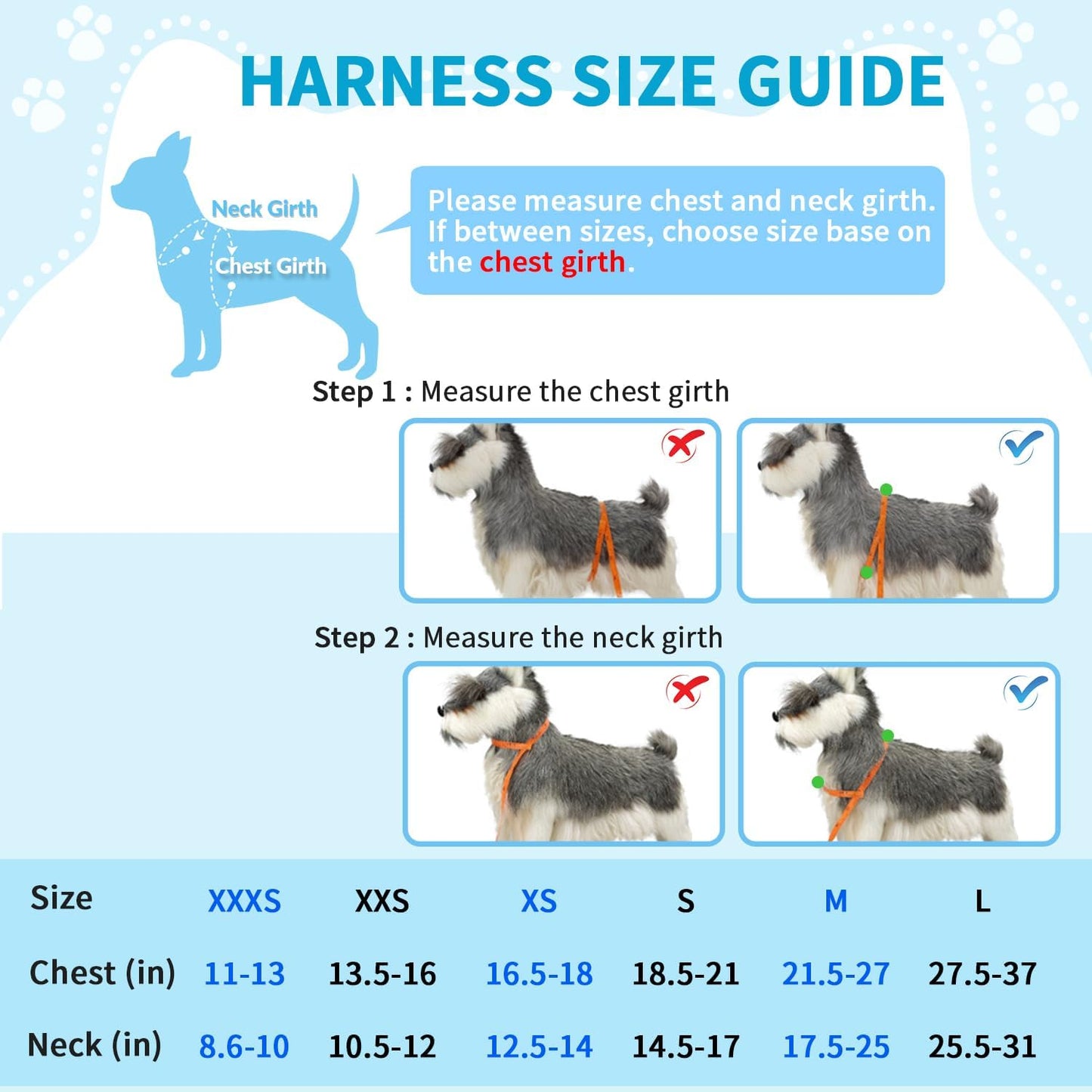 Lukovee Dog Seat Belt for Car, Adjustable Dog Car Harness for Large Medium Small Dogs, Soft Padded & Breathable Mesh Dog Seatbelt with Car Strap and Carabiner(Light Blue Double Clip,Small)