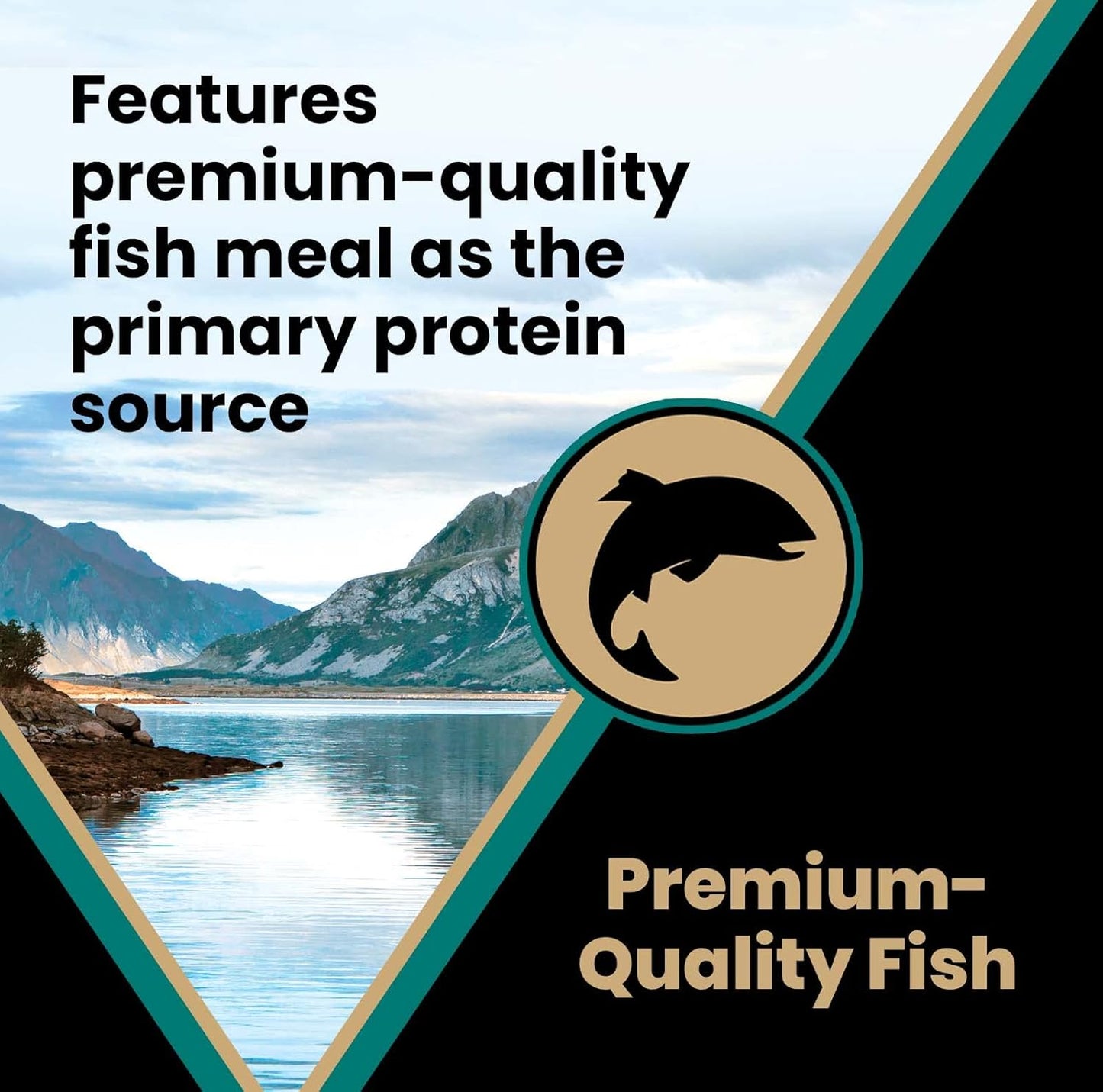 VICTOR Super Premium Dog Food – Select Ocean Fish Formula with Salmon – Omega-3 and Omega-6 Enriched Gluten-Free Dry Kibble for All Normally Active Dogs of All Life Stages, 15lbs