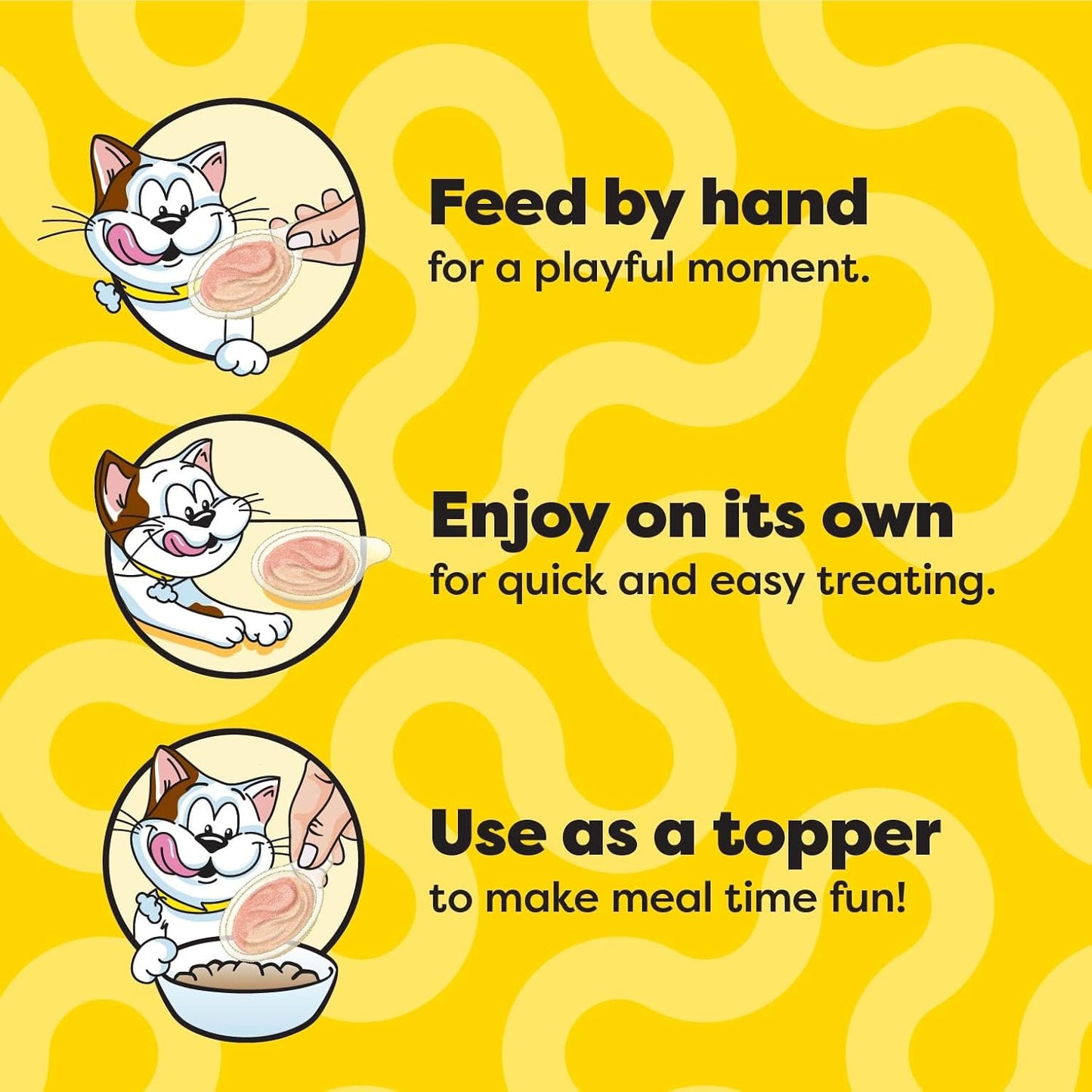 Temptations Lickable Spoons Adult Wet Cat Treats, 72 Spoons, Variety Pack