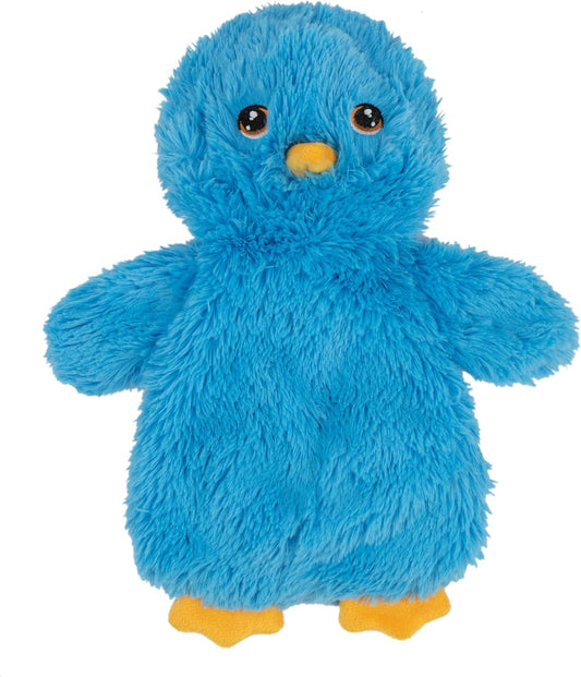 Best Pet Supplies Interactive Squeaky Dog Chew Toy, Ideal Dog Toys for Chewers, Small, Medium & Large Dogs, and Fetch Lovers - Crinkle Chicken (Blue), Large