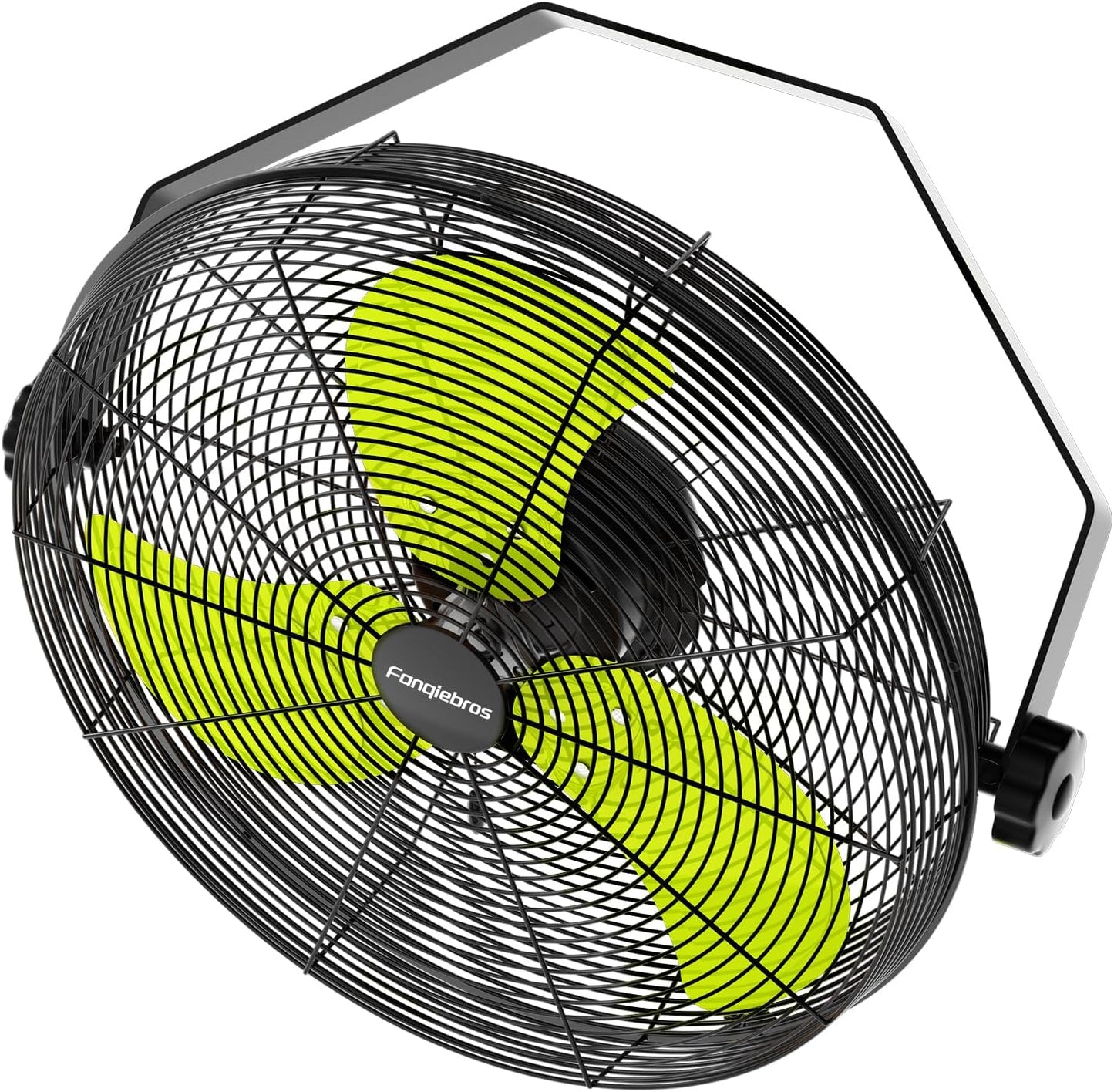 2600 CFM 14 inch Outdoor High Velocity Wall Mounted Fan, 3-Speed Metal Fans with IP44 Enclosure Motor, Industrial Grade Weatherproof Wall Fan for Patio, Greenhouse, Garage, and Gazebo