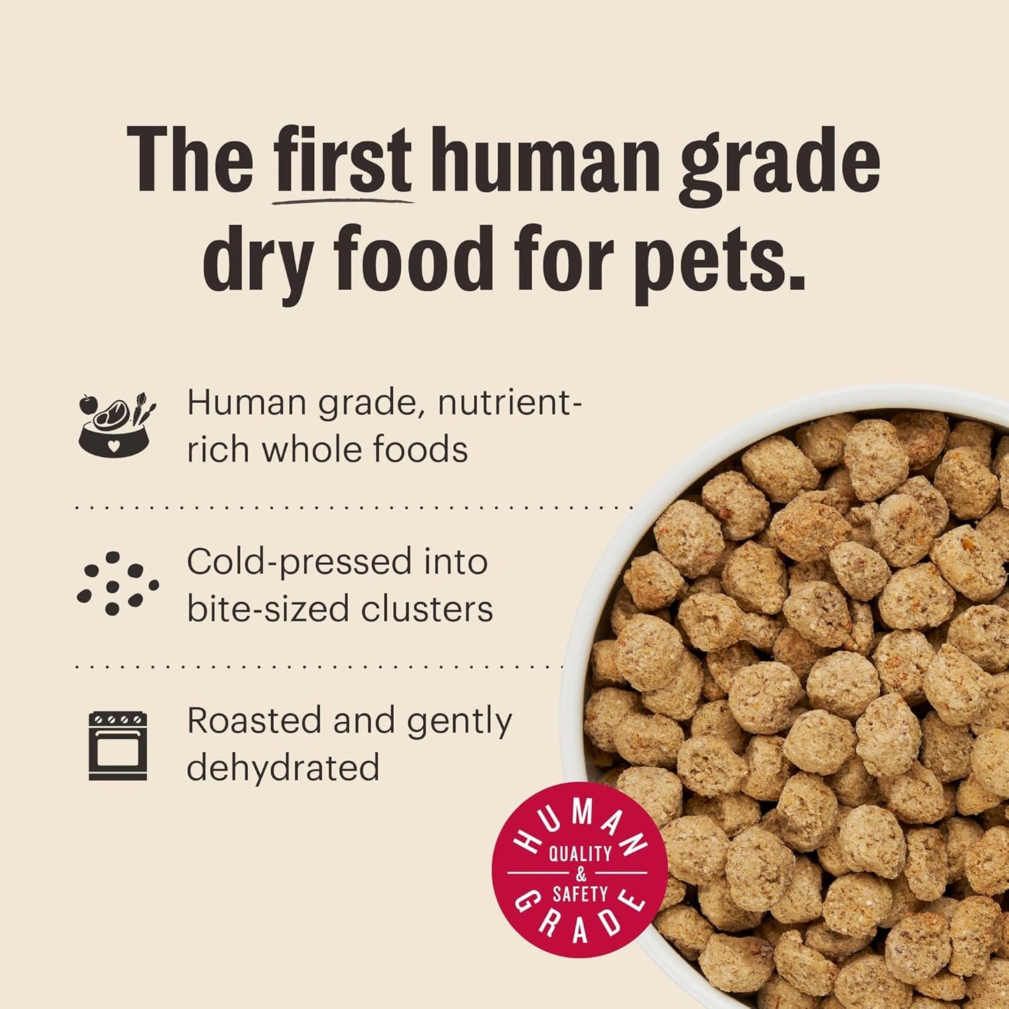 The Honest Kitchen Essential Clusters Dog Whole Grain Turkey & Chicken 20 lb Bag