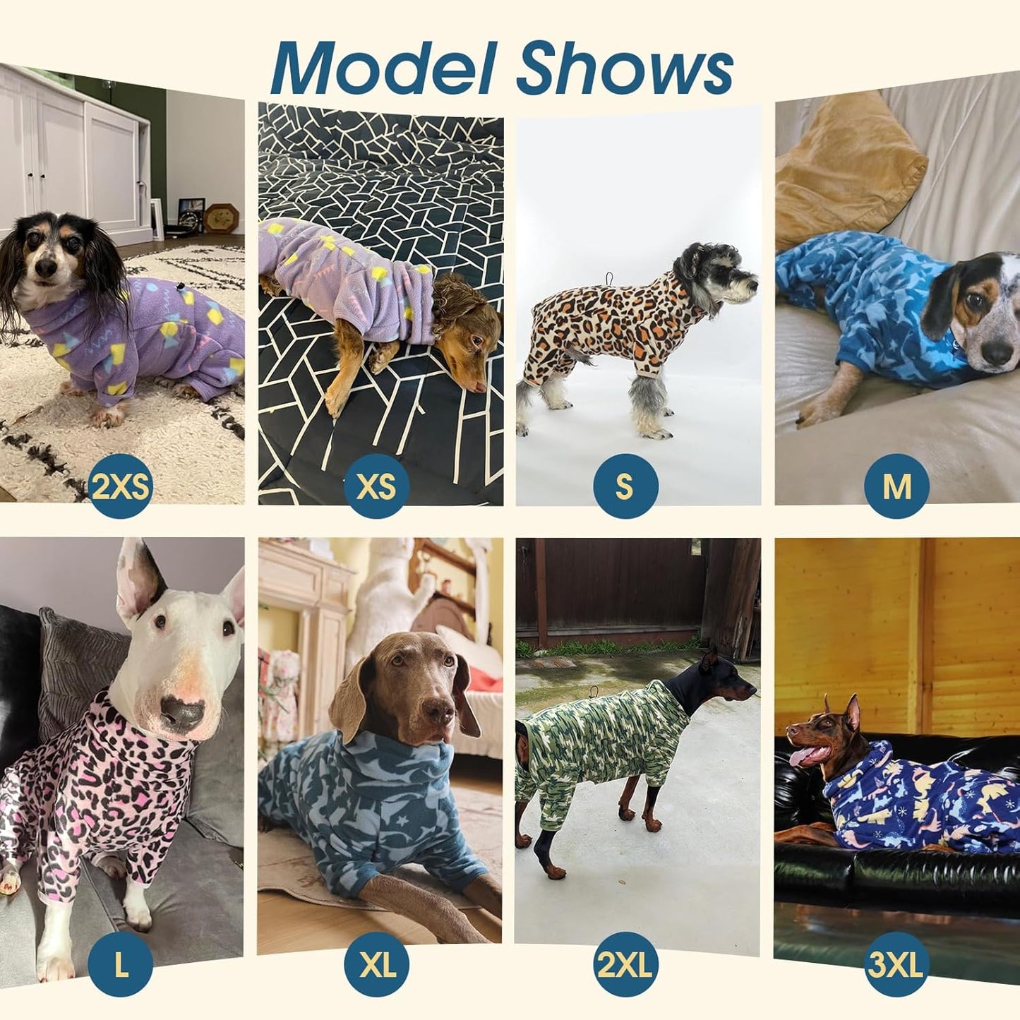 ROZKITCH Shark Dog Pajamas, Pet Windproof Warm Cold Weather Jacket Vest with Luminous Zipper, Jumpsuit Apparel Outfit Clothes for Small Medium Large Dog Shark M