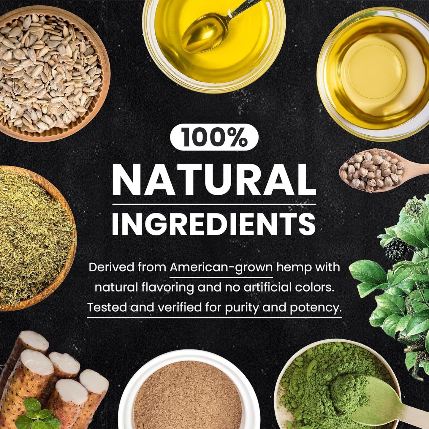 HOOLOO Calming Chews for Dog Anxiety Relief-Natural Puppy Calming Treats Help Manage Stress and Promote Relaxation,Made in USA-120 Chews