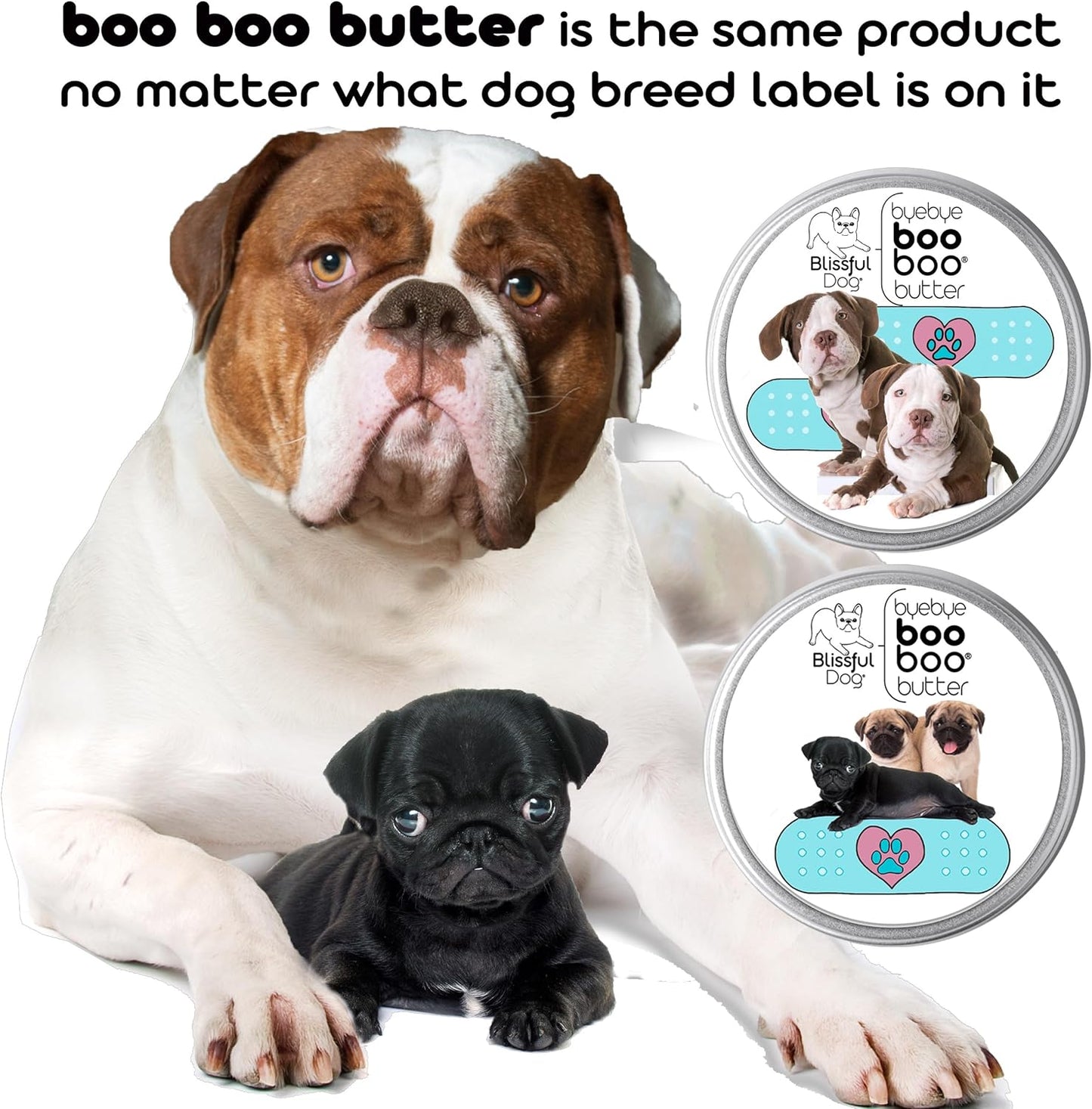 The Blissful Dog 4 oz TIN Pekingese Booboo Butter