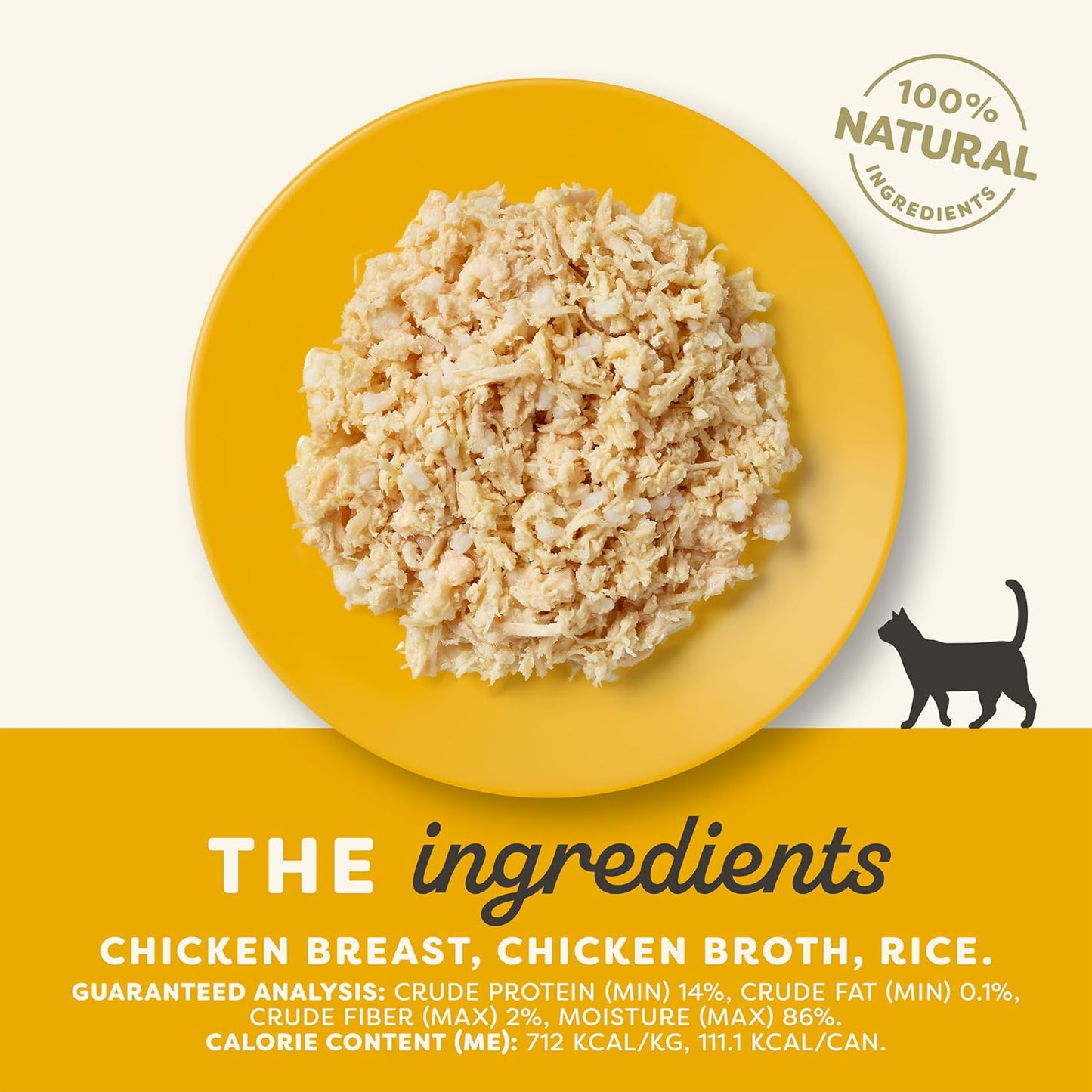 Applaws Natural Wet Cat Food in Broth, Limited Ingredient Canned Wet Cat Food, No Additives, Made with Natural Ingredients, Chicken Breast in Broth (6 x 5.5oz Cans)