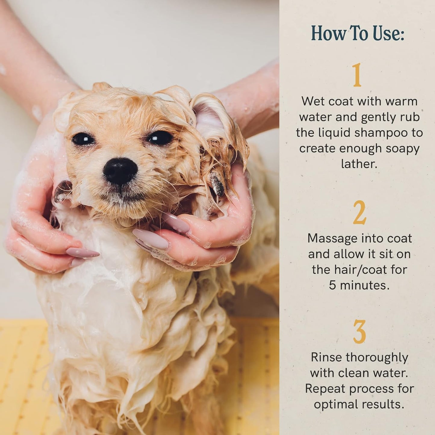 JR Liggett’s Natural Liquid Dog Shampoo for Sensitive Skin - 100% Detergent-Free, Non-GMO, Tear-Free Formula Gently Calms Dry, Itchy Skin - Safe for Puppies and for Regular Use - 8.45 fl oz