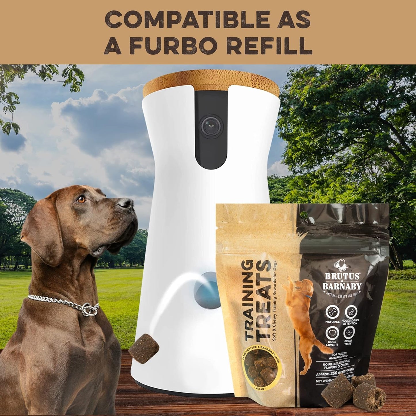 Training Treats for Dogs - Peanut Butter & Banana - All-Natural Healthy Low Calorie Vegan Dog Training Treats - Great to Use for Rewards in Training Your Puppy Or Dog