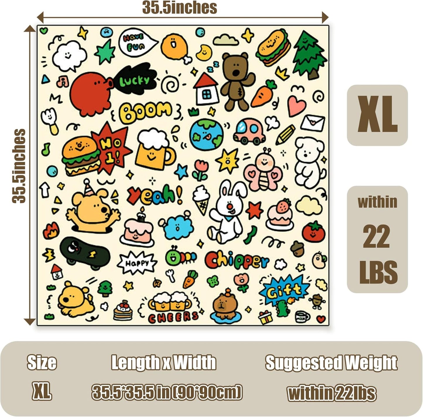 35.5" Cat Grooming Wrap Cat Wrap for Cutting Nails Cat Restraint for Nail Clipping Cat Swaddle Wrap Cat Burrito Wrap XL(Within 22lbs) Anti-Scratch Anti-Escape Multifunctional Pet Tool