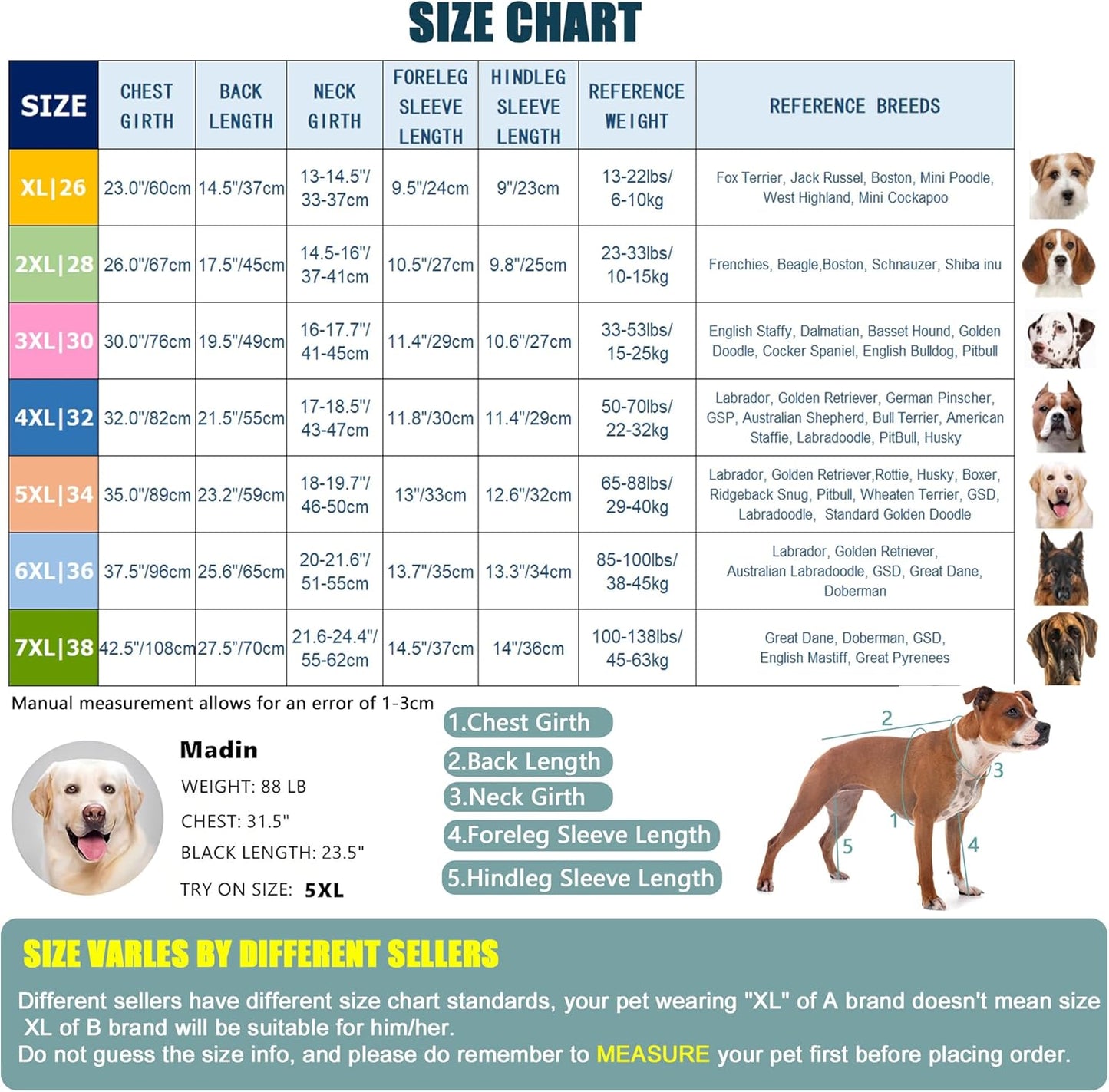 Yeapeeto Dog Onesie Surgery Recovery Suit for Large Medium Bodysuit Dogs Pajamas PJS Full Body for Shedding, Prevent Licking, Wound Protection, Cone Alternative (5XL, Blue)