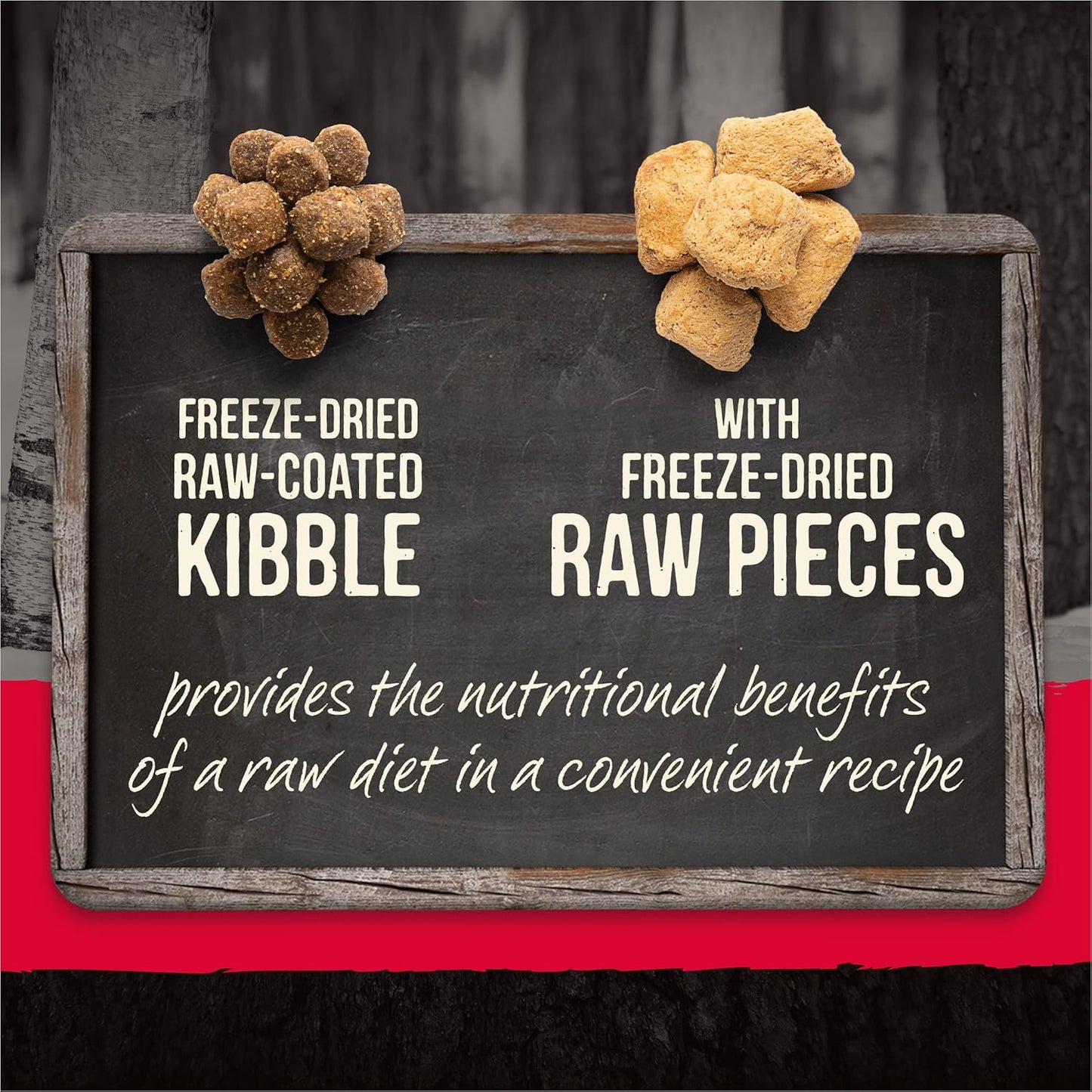 Merrick Backcountry Raw Infused Grain Free Dog Food, Great Plains Red Recipe, Freeze Dried Dog Food - 10 lb. Bag