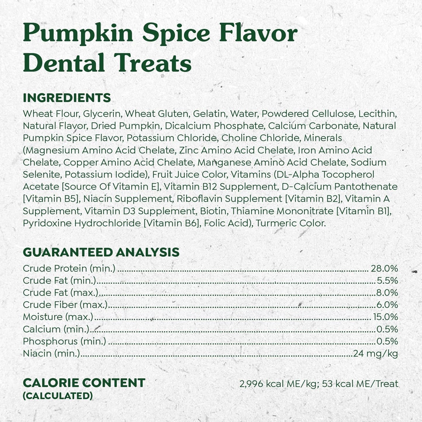 Greenies Petite Dental Dog Treats, Pumpkin Spice Flavor, Limited Edition, 12 oz. Pack (20 Treats)
